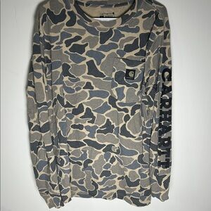 Carhartt Camo Pocket Long Sleeve Tee -